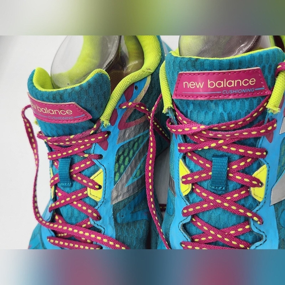 New Balance 880v4 Women's Running‎ Shoes Turquoise Neon Pink Size 7 - Picture 4 of 11